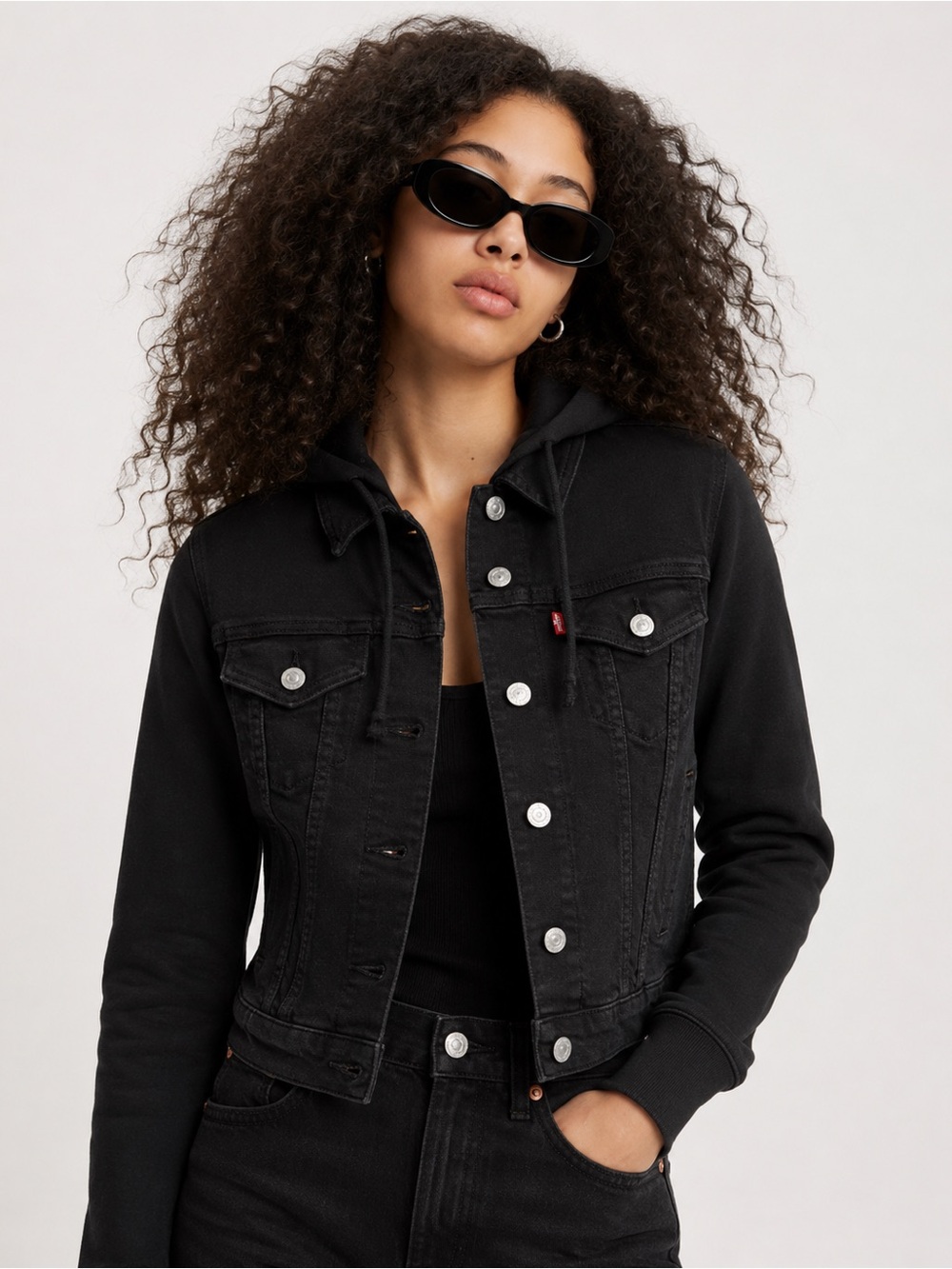 Levi’s 90s Revival Hooded Trucker Jacket, Size Small